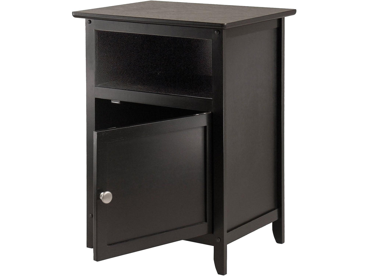 Winsome Henry 18.9"W x 14.96"D End Table, Black