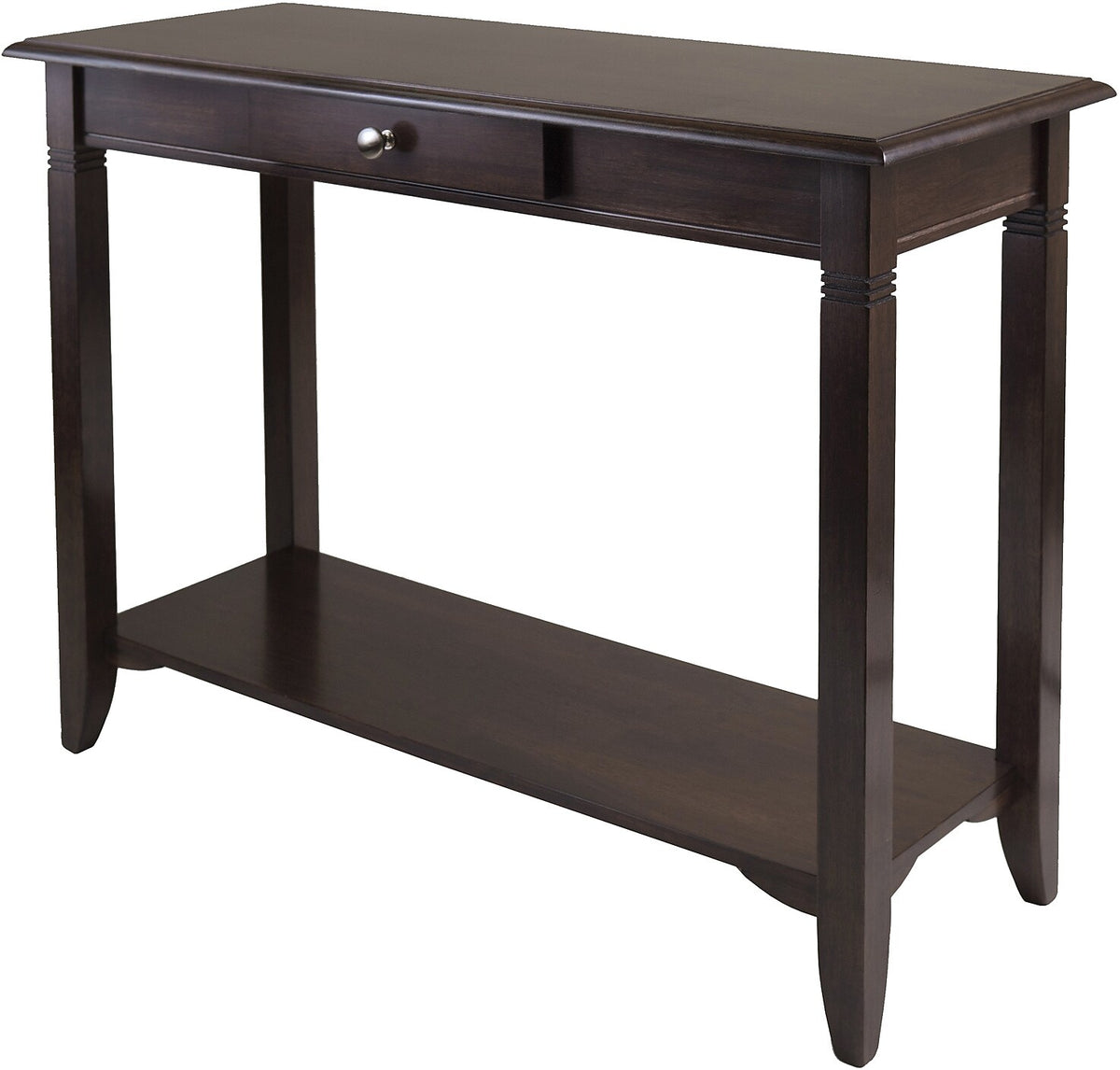 Winsome Nolan 30" x 40" x 15.98" Composite Wood Console Table With Drawer, Cappuccino