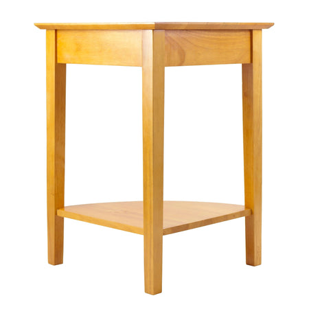 Winsome Studio Wood Corner Table, Honey