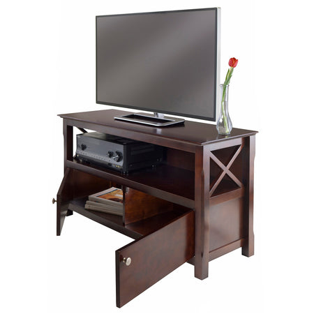 Winsome Xola Console TV Stand, Screens up to 46", Cappuccino