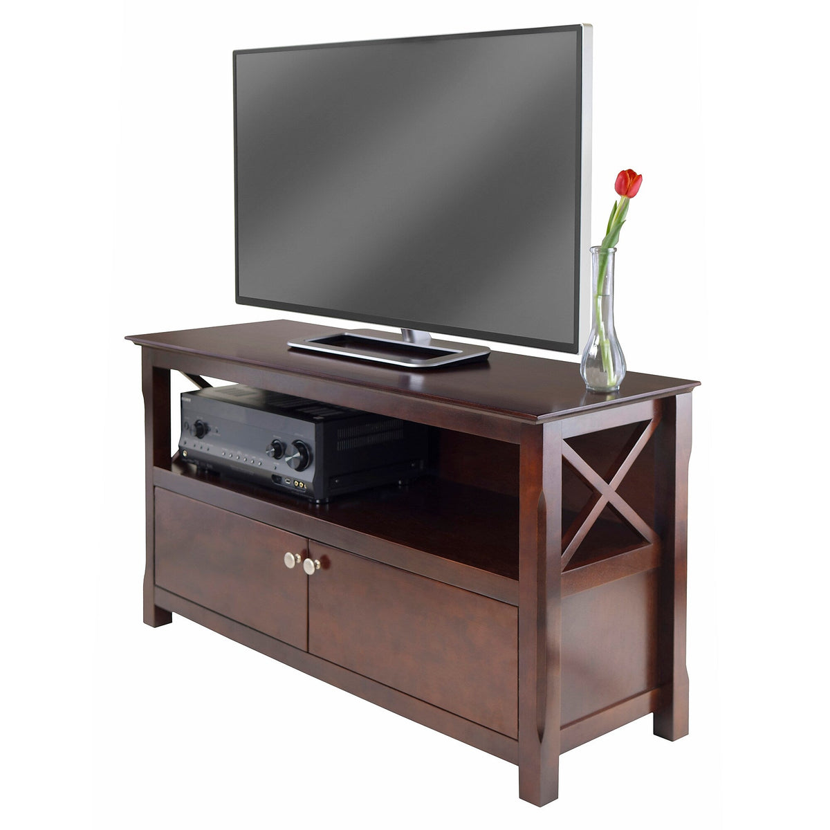 Winsome Xola Console TV Stand, Screens up to 46", Cappuccino