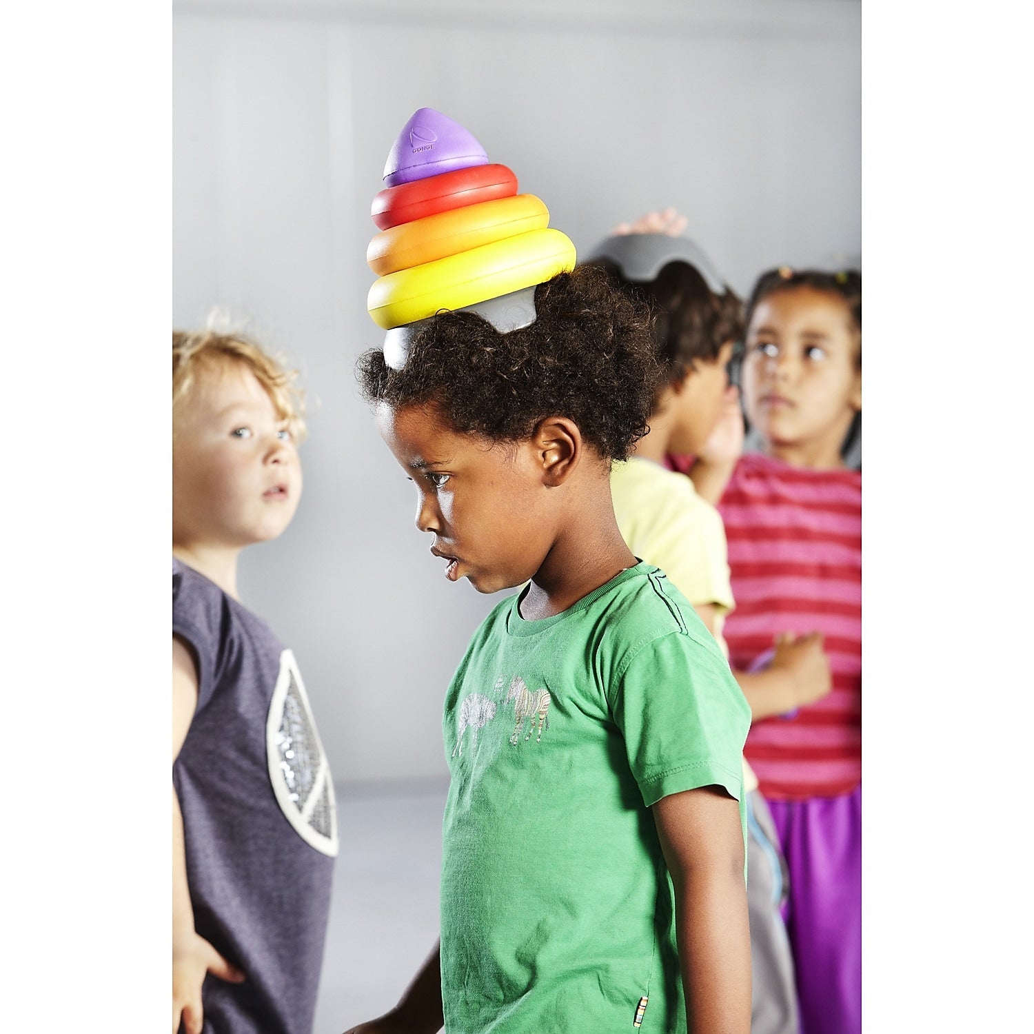 Winther GONGE Clown's Hat Plastic Balancing Toy, Multicolored, 5-Piece Set