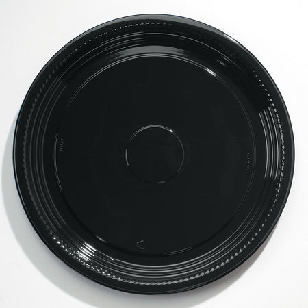 WNA Caterline® Casuals Thermoformed Platters, Black, 16" Diameter