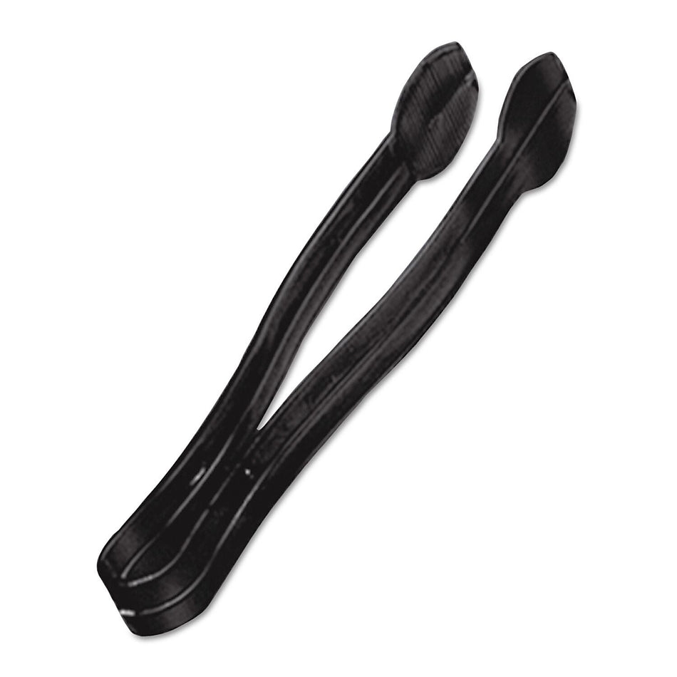 WNA Plastic Tongs, 9 Inches, Black, 48/case