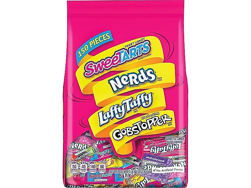Wonka Assorted Bulk Pack Chewy Candy, 48 oz., 150