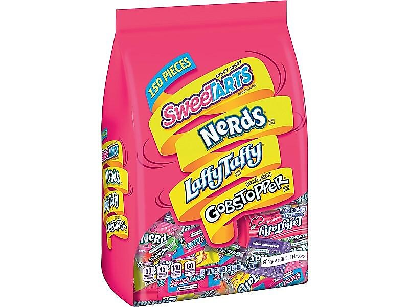 Wonka Assorted Bulk Pack Chewy Candy, 48 oz., 150