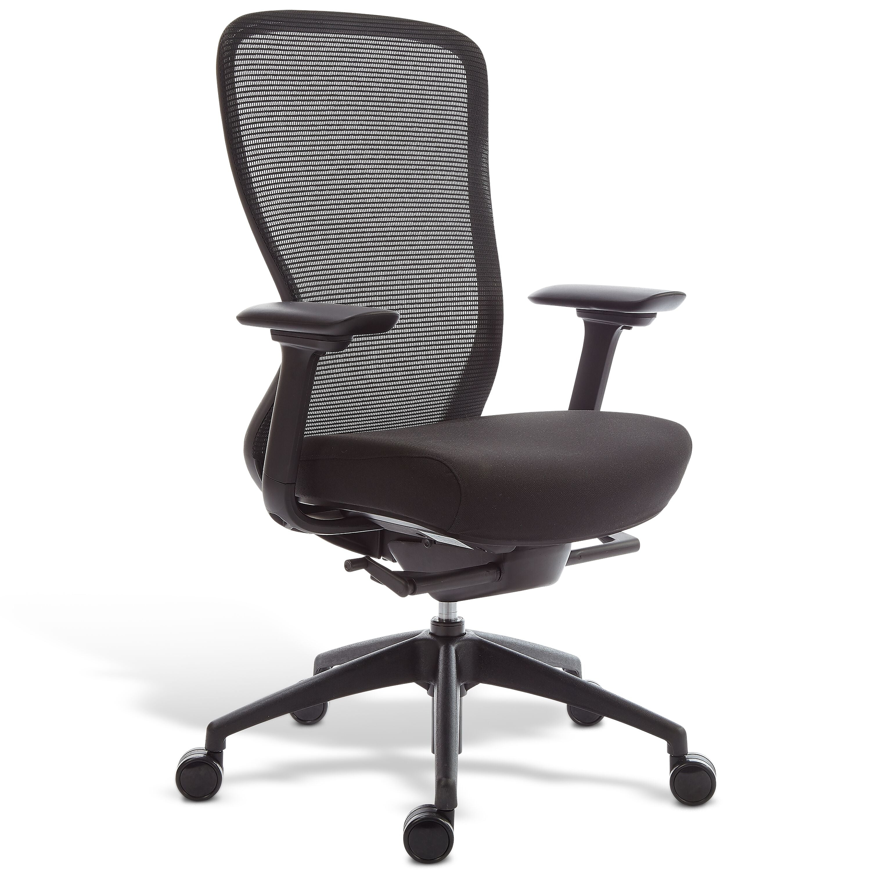 Workplace2.0™ Ayalon Ergonomic Fabric Swivel Task Chair, Black