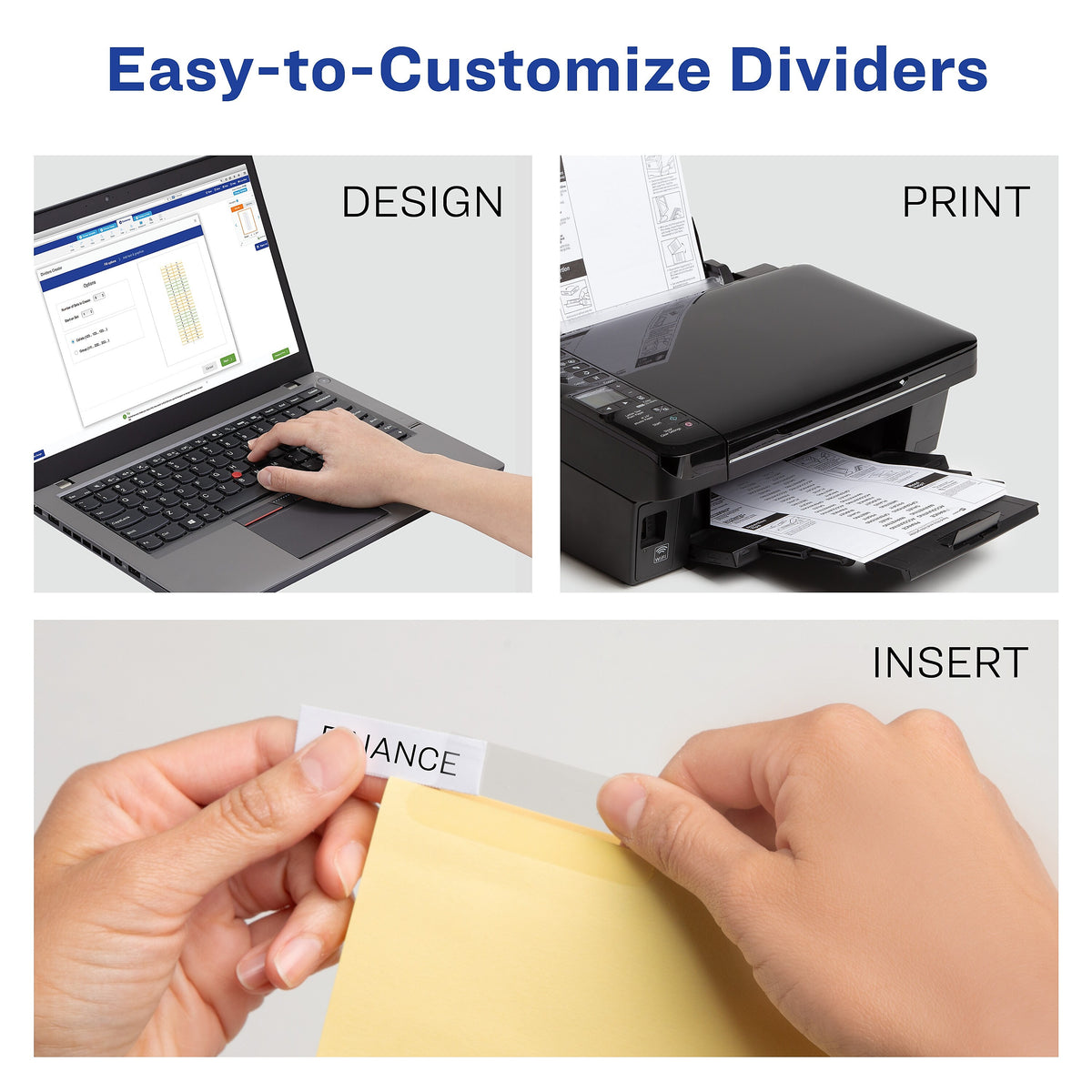 WorkSaver Insertable Tab Index Dividers, 8-Tab, 8-1/2 x 11, Clear, 24 Sets/Box