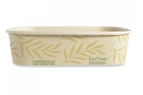 World Centric No Tree Rectangular Containers, 16 oz., 4.7