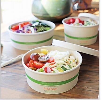 World Centric No Tree Wide Paper Bowls, 32 oz, 5.9