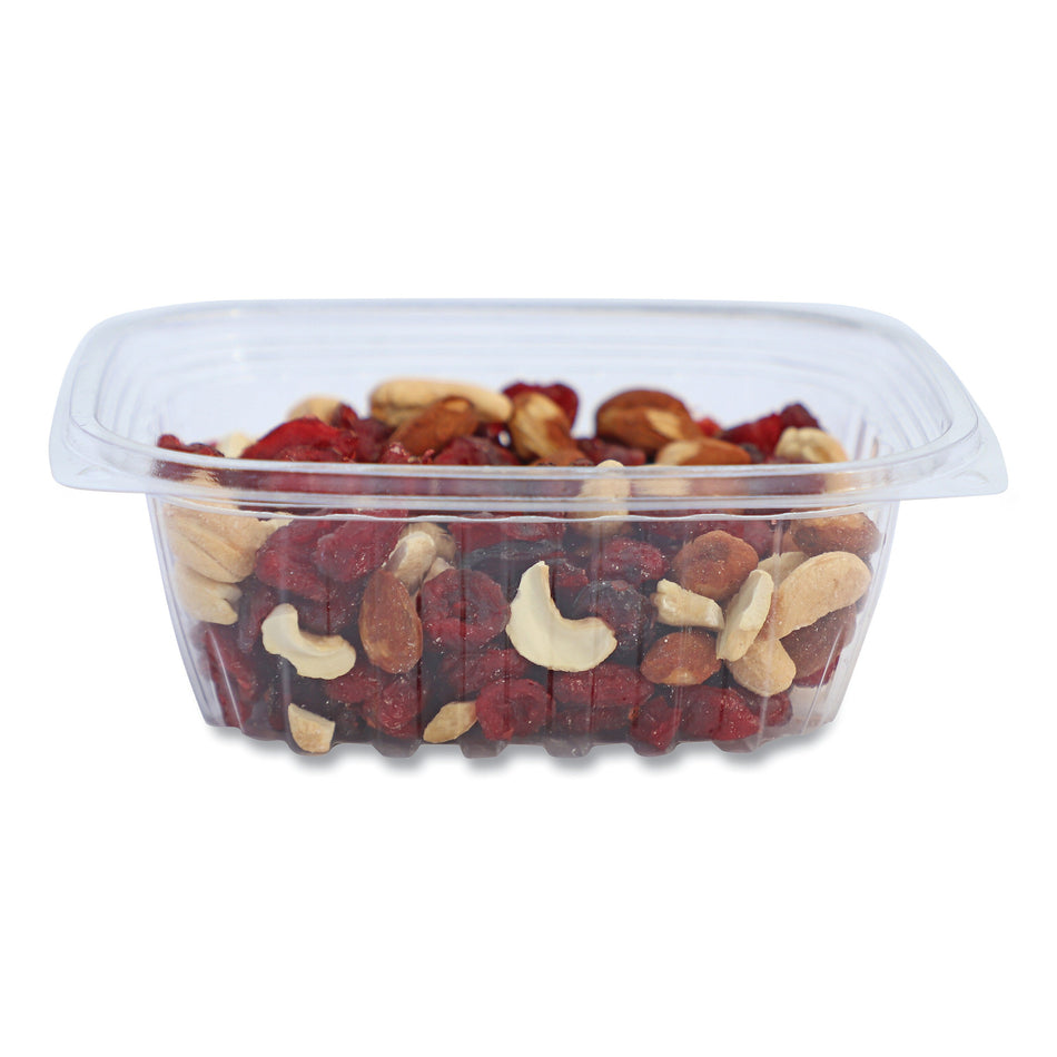 World Centric PLA Rectangular Deli Containers, 12 oz, 4.8 x 5.9 x 2.1, Clear, 900/Carton