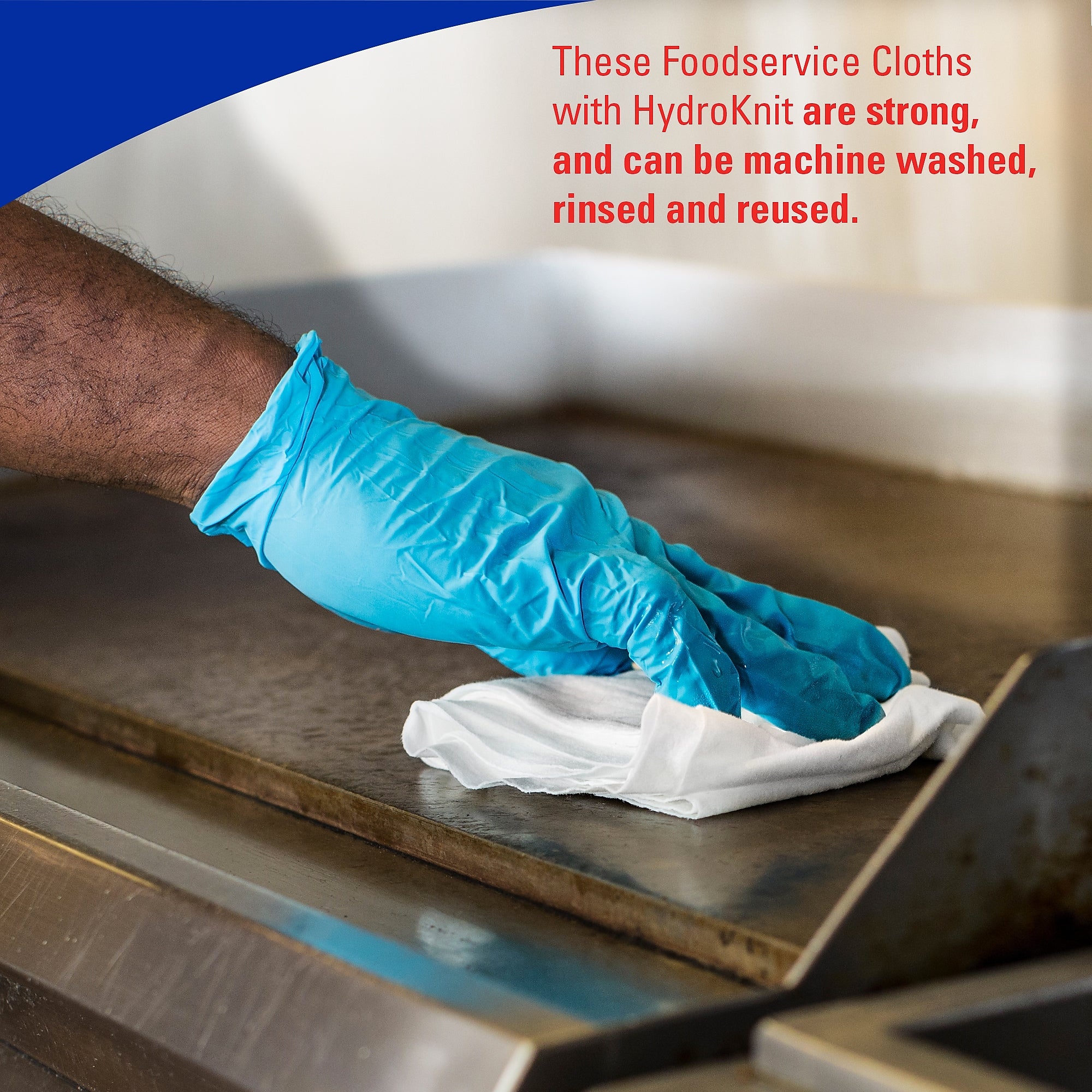 WypAll CriticalClean Foodservice Cloths, 12.5