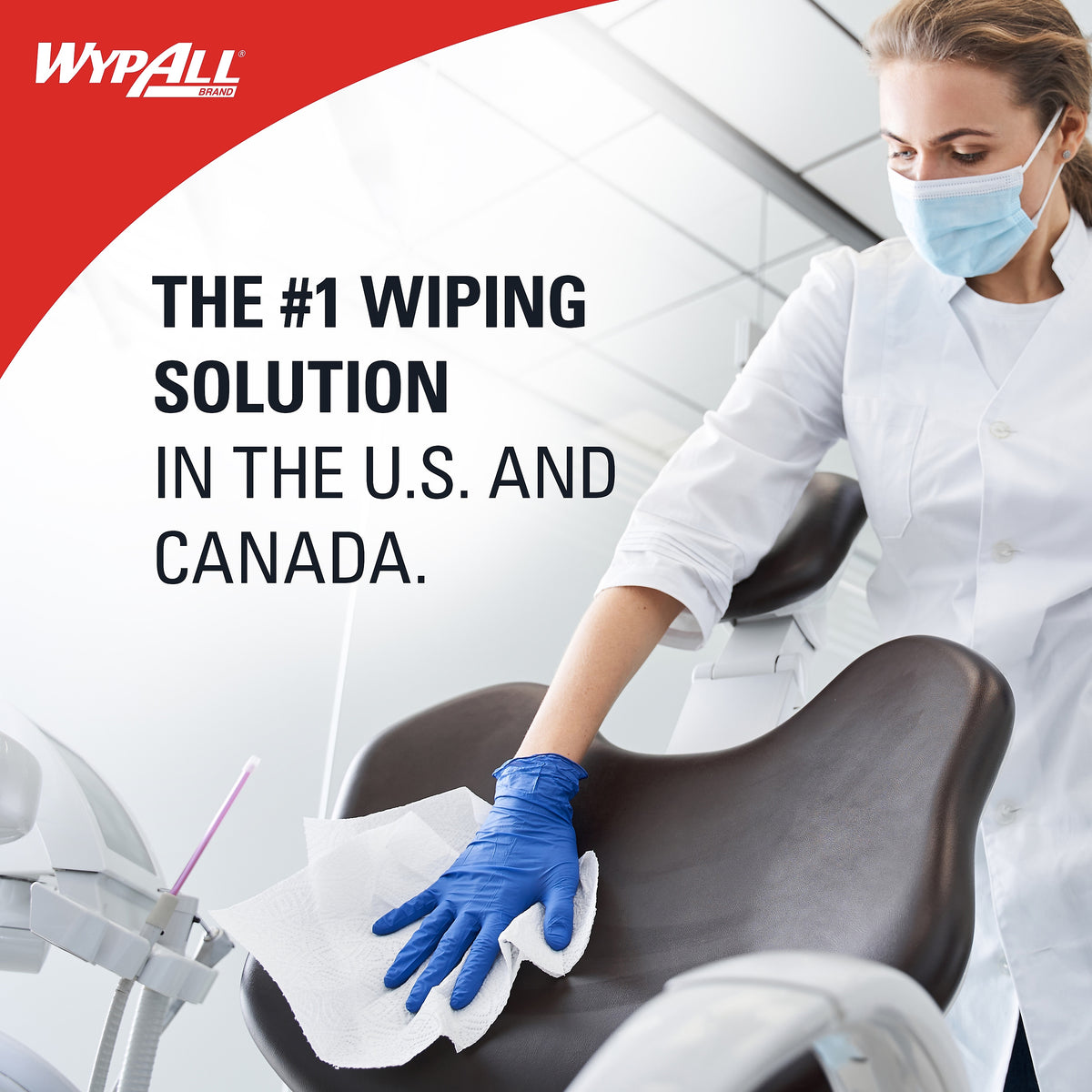 WypAll CriticalClean WetTask Wipers, Center-Pull, White, 140 Sheets/Roll, 6 Rolls/Case