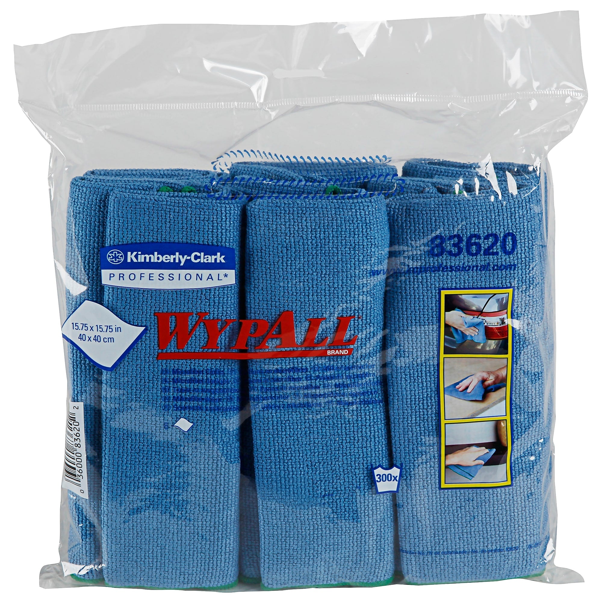 WypAll Microfiber Cleaning Cloths, 15.75