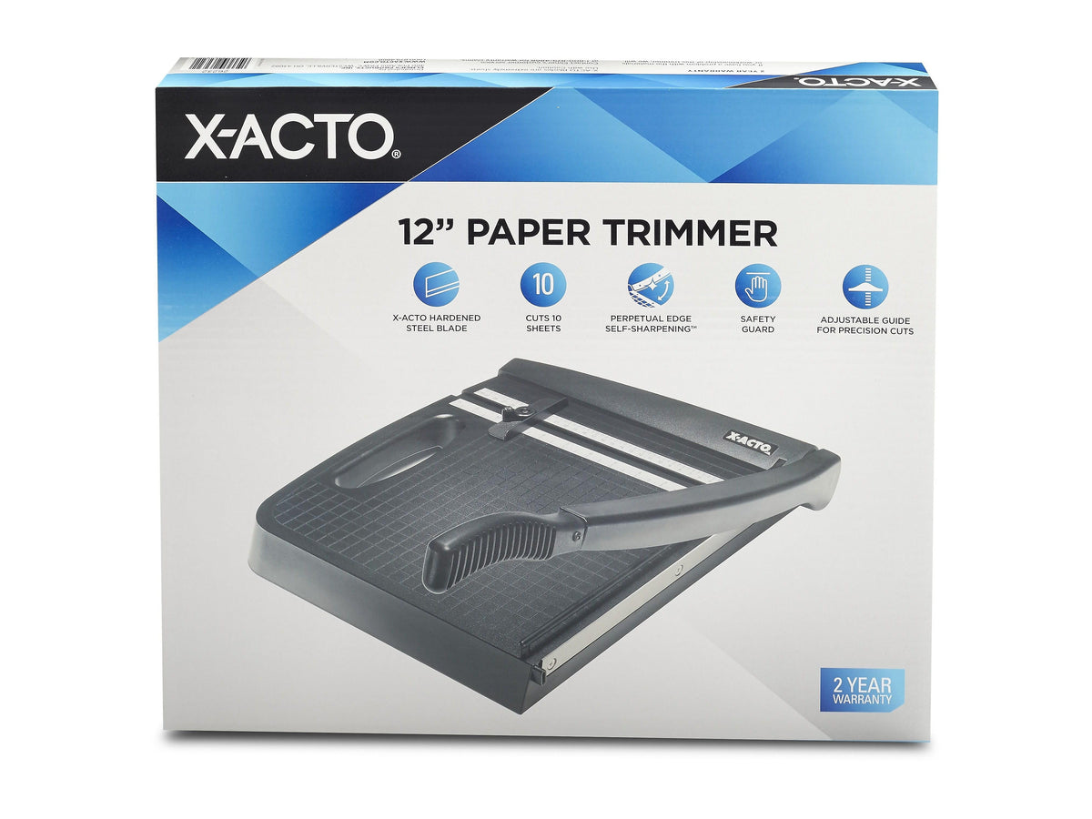 X-ACTO 12" Guillotine Trimmer, Black