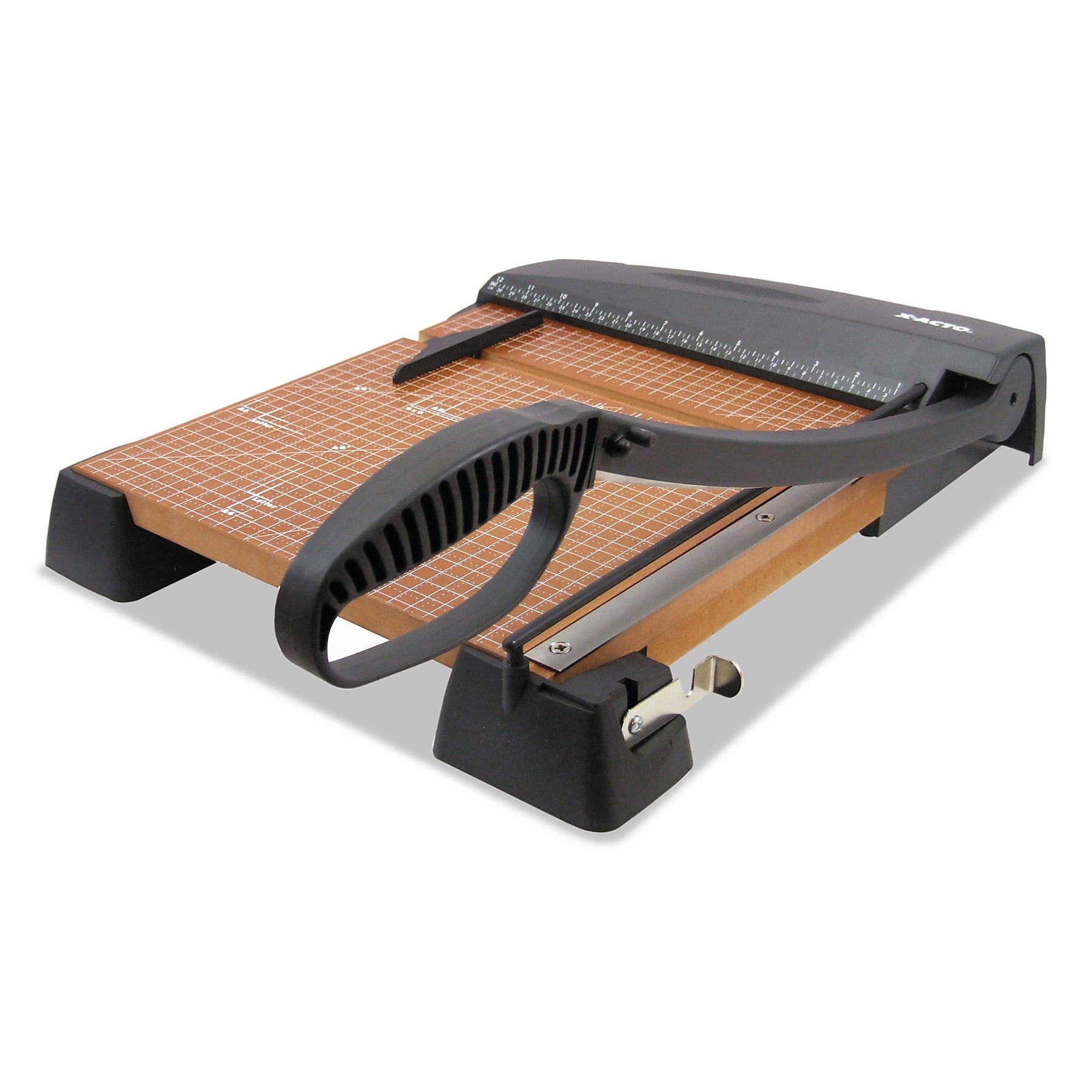 X-ACTO Heavy-Duty Wood Base Guillotine Trimmer, 12 Sheets, 12
