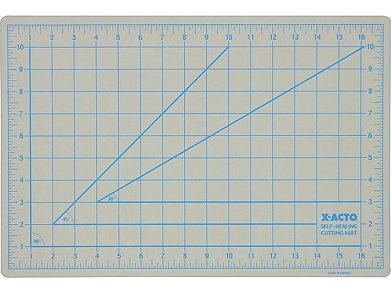 X-ACTO Self Healing 24" Cutting Mat, Opaque Gray