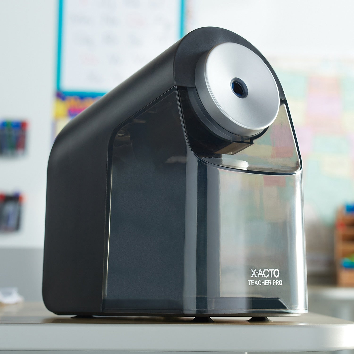 X-ACTO Teacher Pro Electric Pencil Sharpener, Black