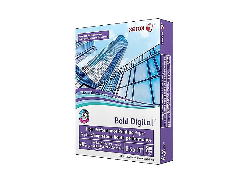 Xerox Bold Digital Bond Paper, 28 lbs., 8.5