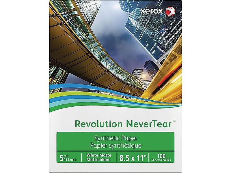 Xerox Revolution NeverTear Matte Presentation Paper, 8.5