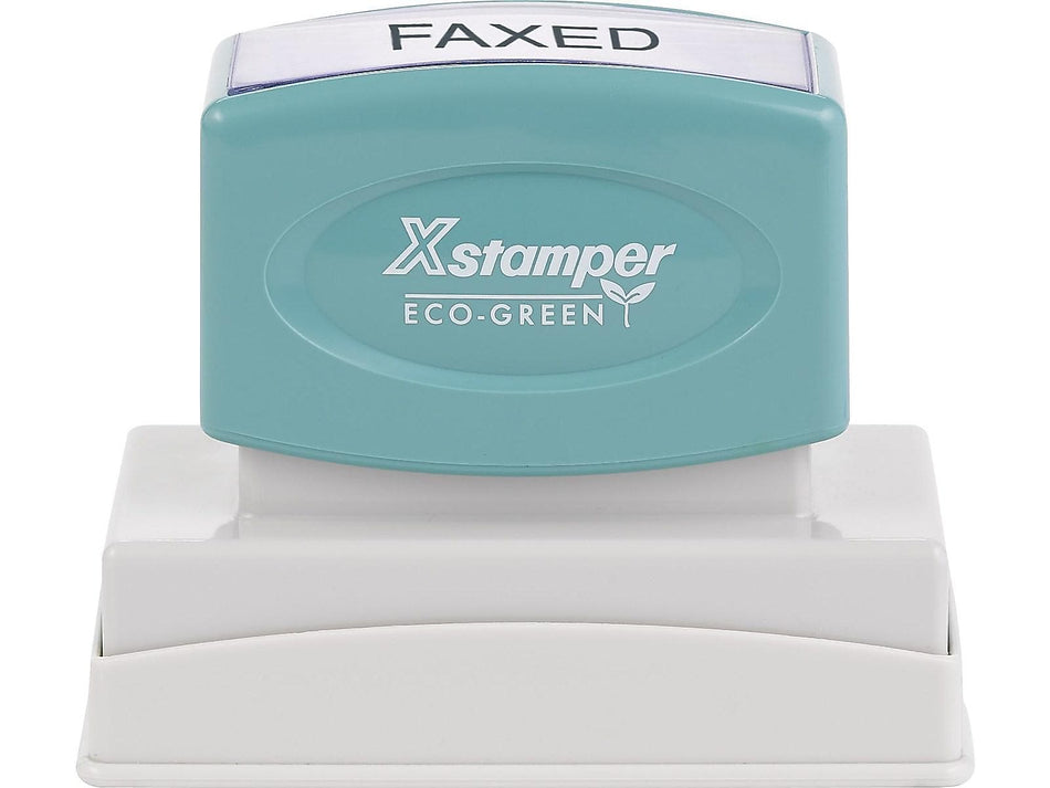 Xstamper 2.81"W Custom Pre-Inked Stamp, Assorted Ink, Each