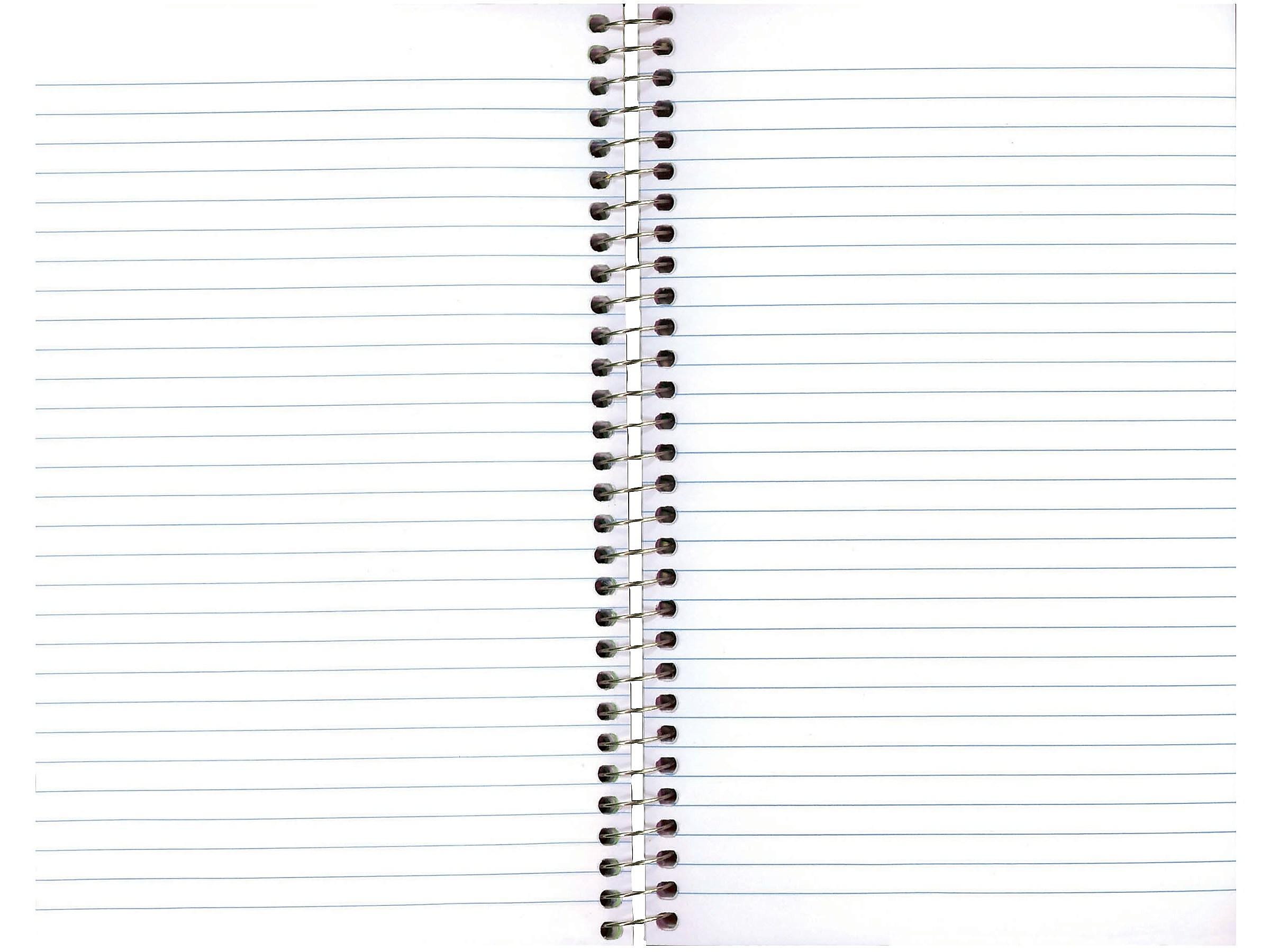 Xtreme Kolor Kraft 3-Subject Notebooks, 6
