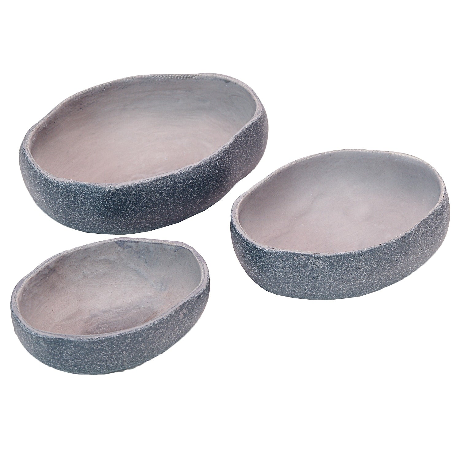 Yellow Door Rustic Bowls, Set of 3