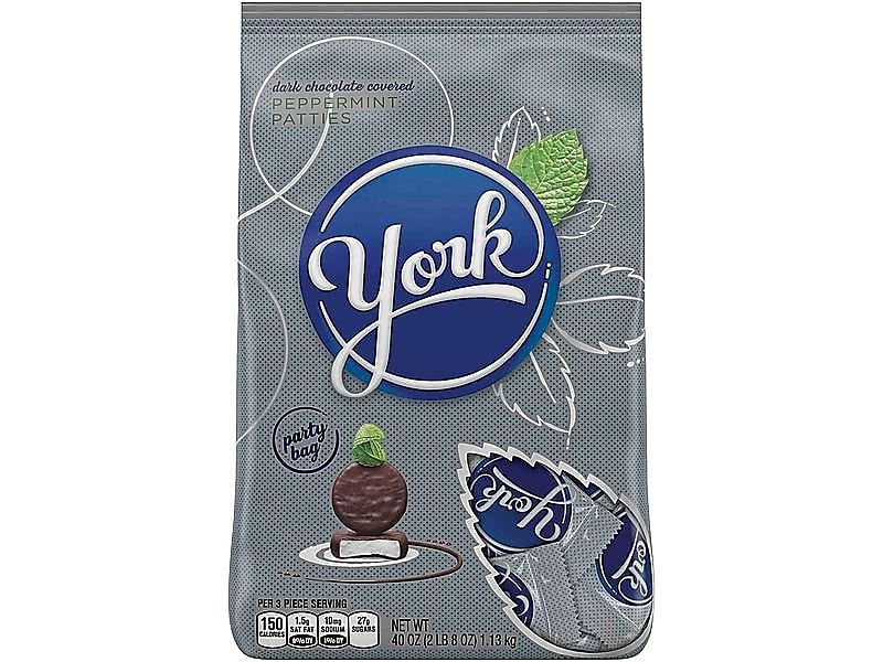 York Peppermint Patties Miniatures Peppermint Dark Chocolate Candy Bar, 35.2 oz.