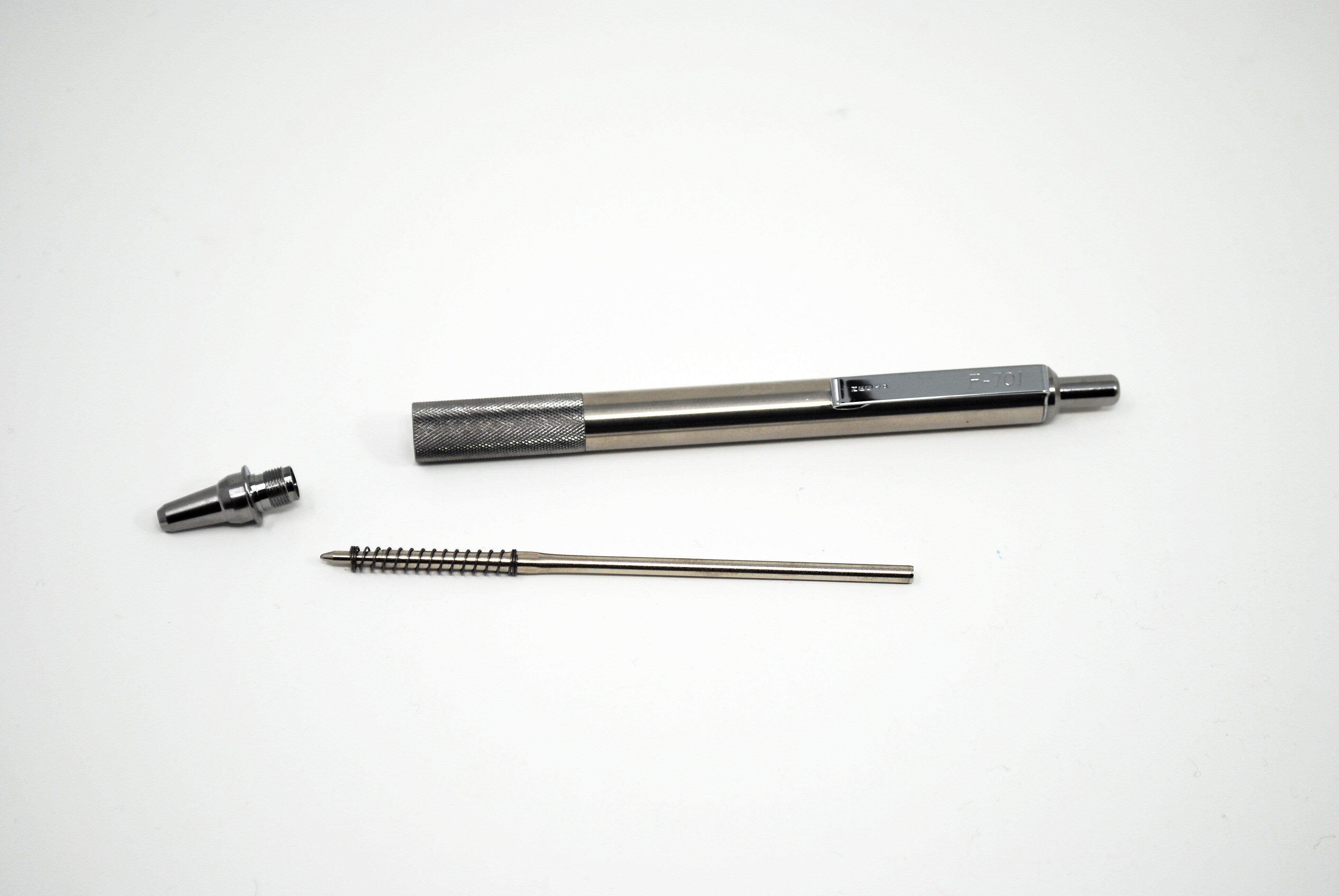 Zebra F-701 Retractable Ballpoint Pen, Fine Point, 0.8mm, Black Ink