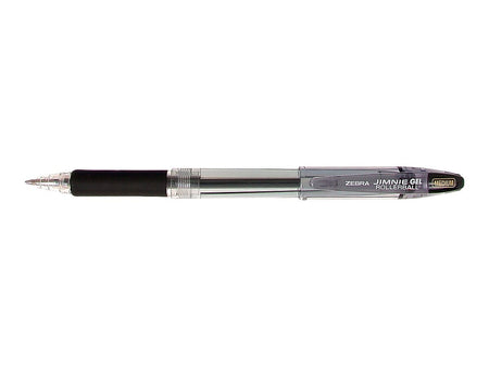 Zebra Jimnie Gel Pen, Medium Point, 0.7mm, Black Ink, Dozen