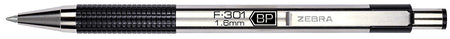 Zebra Pen F-301 Retractable Ballpoint Pens, Extra Bold, Black, Dozen