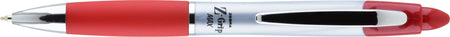 Zebra Z-Grip Max Retractable Ballpoint Pen, Medium Point, 1.0mm, Red Ink, Dozen