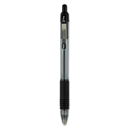 Zebra Z-Grip Retractable Ballpoint Pen, Medium Point, 1.0mm, Black Ink, 24 Pack