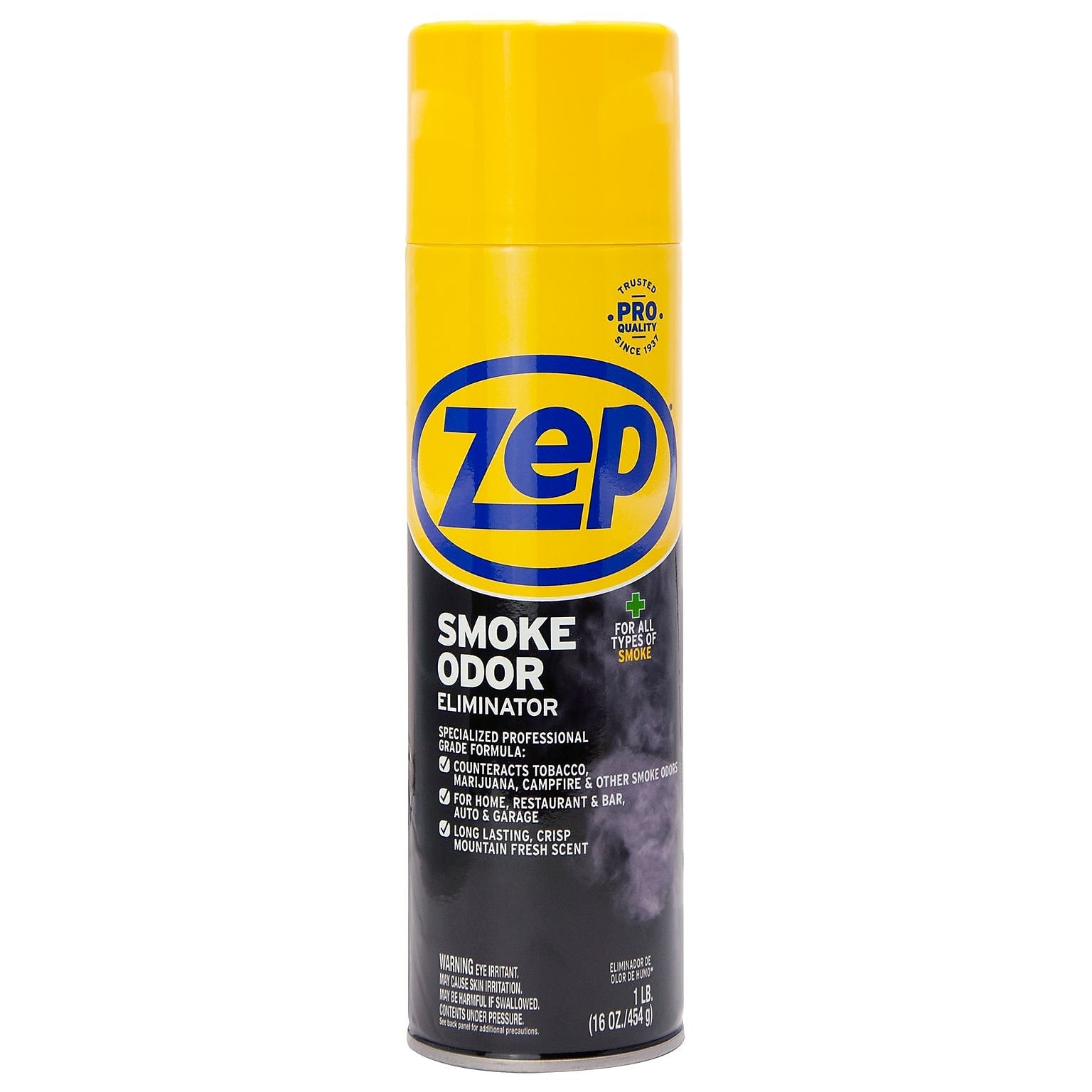 Zep Professional Strength Smoke Odor Eliminator, 16oz. Aerosol