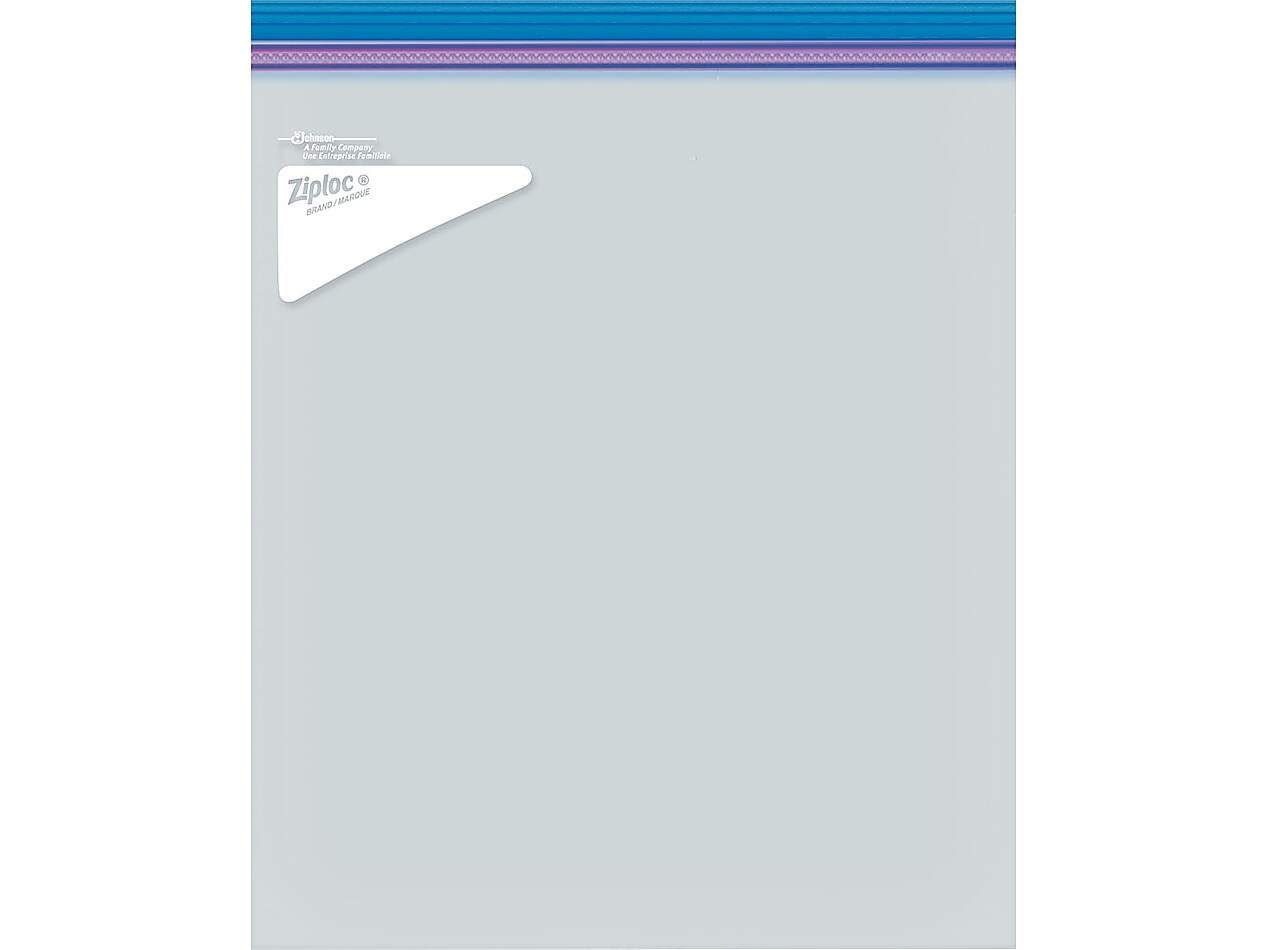 Ziploc Freezer Bags, 2 Gal., 10/Carton