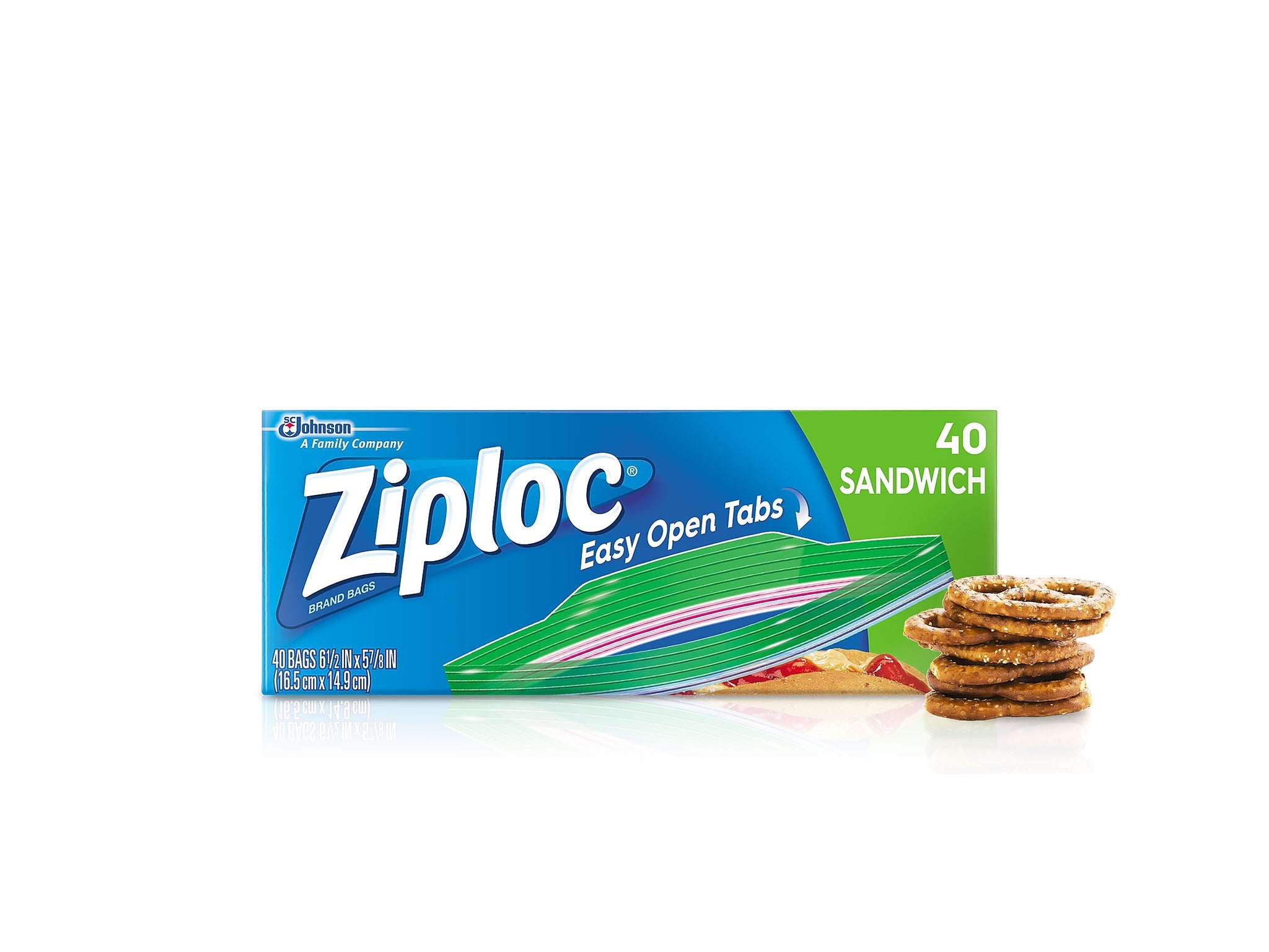 Ziploc Sandwich Bags, 6.5
